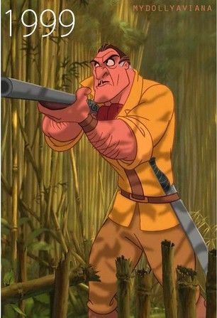 *WILLIAM CLAYTON ~ Tarzan, 1999 Disneyland Villains, Tarzan Costume, Tarzan Musical, Clayton Tarzan, William Clayton, Tarzan 1999, Jungle Vines, Movies Animation, Disney Challenge