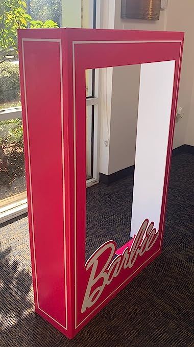 https://amzn.to/3XYQwrg How To Make A Barbie Box Photo Booth, Life Size Barbie Box Diy, Diy Barbie Box Photo Booths, Barbie Box Diy, Barbie Trunk Or Treat, Barbie Box Photo Booth, Barbie Photo Booth, Barbie Doll Box, Barbie Pool Party