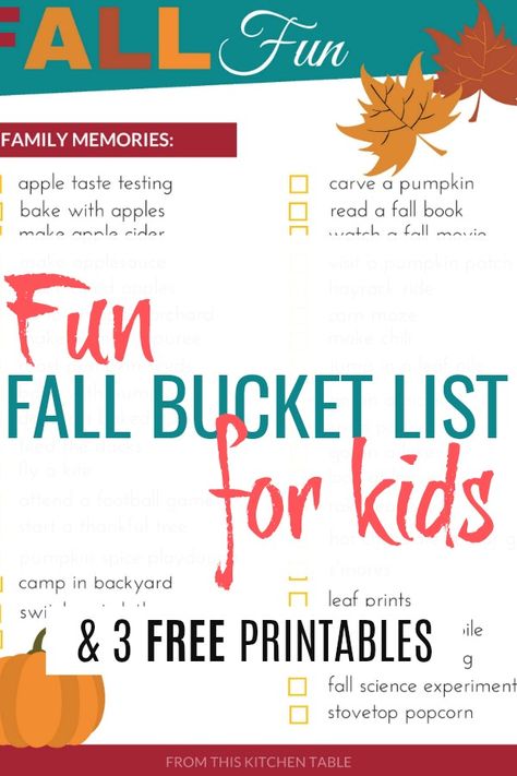 Amazing list of the best frugal & fun fall activities for kids. You need to check this out & make some memories. Free printables for a fall bucket list!!! #fallactivites #fallbucketlist Fun Fall Activities For Kids, Fall Activities For Kids, Fall Science, Fun Fall Activities, Autumn Activities For Kids, Backyard Camping, Fall Bucket List, Fallen Book, Crafts For Boys