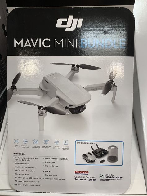 This is one of the first drone's I have seen for sale at Costco. It was on display in the middle of the store next to the Arcade1Up Pac-Man & NBA Jam Arcade Machines (near the toys). This thing is small! If you take a look at the photos you can see they have the drone on display. It is folded up & at first glance I couldn't even tell that it was a drone. It is about the size of my fist. I had to look at the cardboard cutout to know that it was a Costco drone. Nba Jam, Dji Mavic Mini, Mavic Mini, Dji Drone, Cardboard Cutout, Arcade Machine, The Toys, Pac Man, Cadillac Escalade