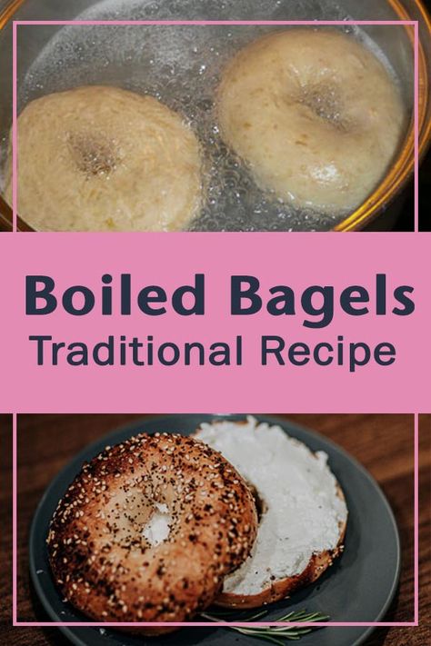 Boiled Bagel Recipe, Best Bagel Recipe, Boiled Bagels, Making Bagels, Make Bagels, How To Make Bagels, Peanut Butter Slice, Bagel Recipe Easy, Whole Wheat Bagel