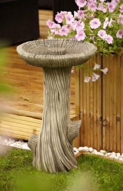 Stone Bird Baths, Bird Bath Garden, Natural Granite, Bird Baths, Cast Stone, All The Way Up, Garden Stones, Garden Ornaments, Wild Birds