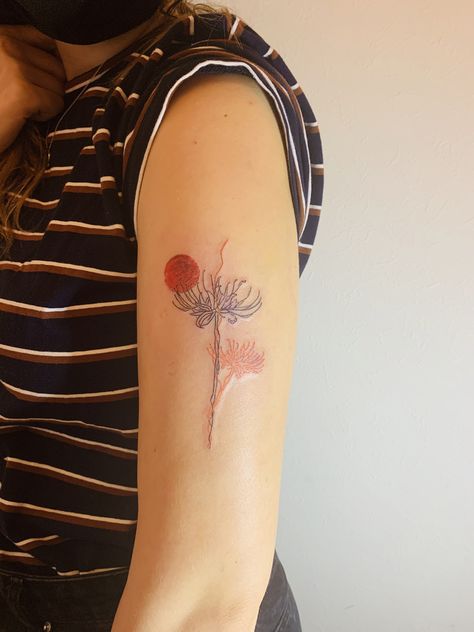 Sun Neck Tattoo, Red Sun Tattoo, Japanese Sun Tattoo, Japanese Sun, Sun Tattoo, Book Tattoo, Red Sun, Neck Tattoo, Cute Tattoos