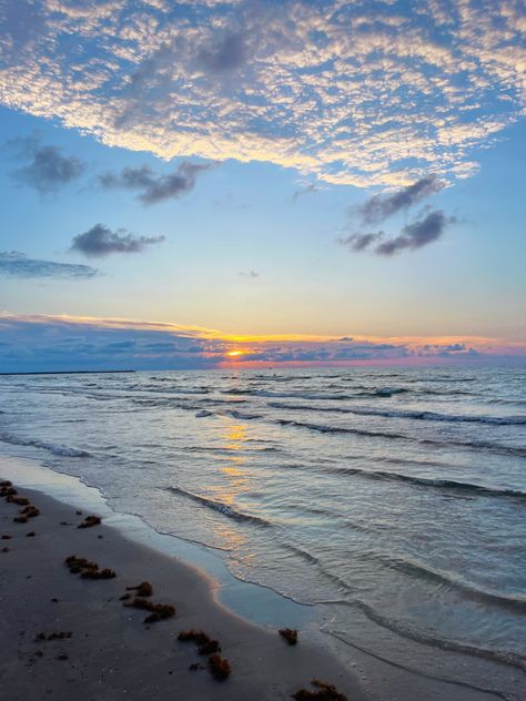 Texas Beach Aesthetic, Corpus Christi Texas Aesthetic, Corpus Christi Texas Beach, Corpus Christi Beach, Aesthetic Beach Sunset, Corpus Cristi, Michael Jr, Beach Sunset Photography, Texas Beaches