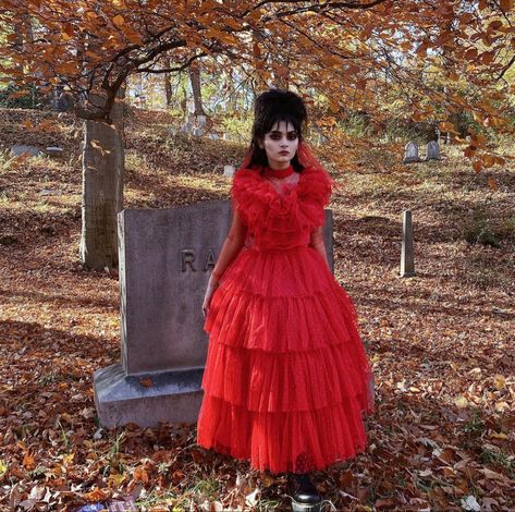 Lydia Deetz Dress, Lydia Beetlejuice Costume, Beetlejuice Outfits, Victorian Costume Halloween, 2022 Costumes, Lydia Deetz Costume, Lydia Deetz Cosplay, Beetlejuice Halloween Costume, Beetlejuice Wedding