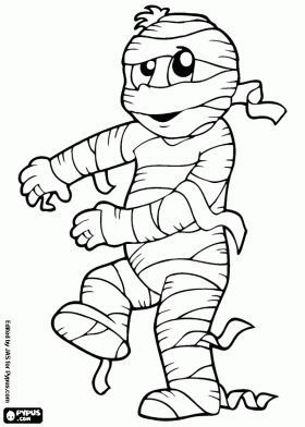 Mummy Pictures, Mummy Coloring Pages, Party Coloring Pages, Halloween Coloring Pictures, Halloween Colouring, Best Halloween Party, Free Halloween Coloring Pages, Halloween Coloring Sheets, Halloween Coloring Book