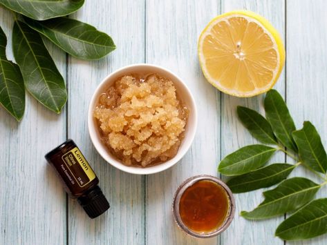 Honey Sugar Lemon Scrub - Lavender Gypsy Lemon Scrub, Recipes Tutorials, Bath And Body Care, Body Butters, Handmade Beauty Products, Body Care Products, Natural Diy, Younger Looking Skin, Diy Skin Care