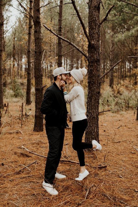 Katies Bliss Engagement Photos Casual Engagement Photos, Hiking Pictures, Our Engagement, Big Reveal, Wedding Rings Solitaire, Engagement Photo Outfits, Fall Engagement, Couple Photography Poses, Fall Pictures