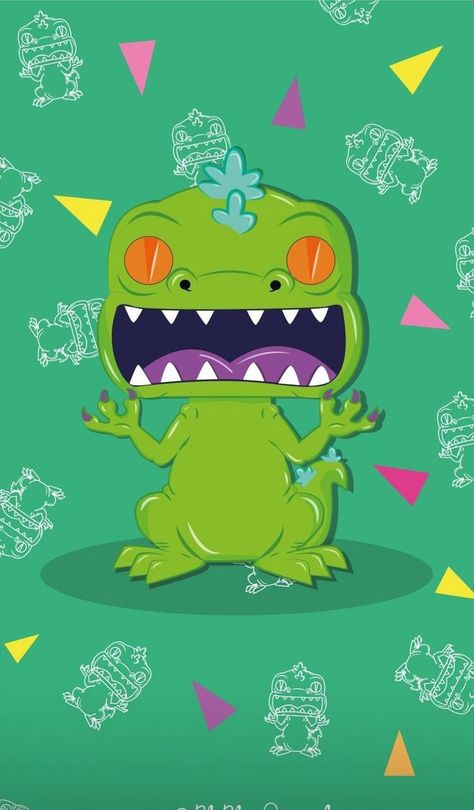 Cartoon Network 90s, Reptar Rugrats, Rugrats Characters, Alcohol Pictures, Baby Disney Characters, Astrology Tattoo, 90s Wallpaper, Disney Cats, Flash Tattoo Designs