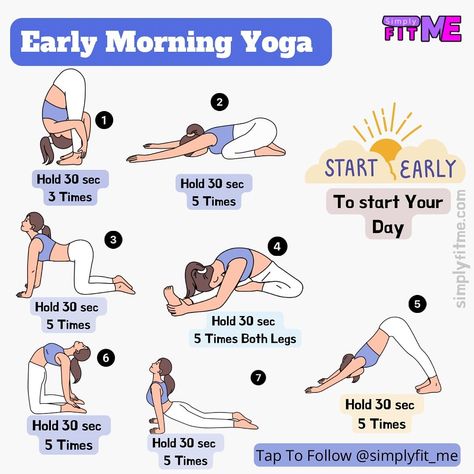 Early Morning Stretches, Workout In The Morning, Easy Morning Workout, Movement Workout, Early Morning Yoga, Yoga Diet, Yoga Routine For Beginners, Morning Stretches, Online Yoga Classes