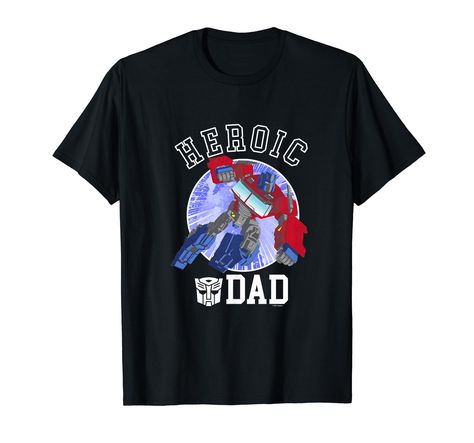 PRICES MAY VARY. Officially Licensed Transformers Apparel For Women - Men - Girls - Boys - Toddler; Hasbro T- Shirts; Father's Day T-Shirt; Father's Day Gift; Hasbro Games T-Shirt; Seasonal; Holiday; Holiday Gift; Optimus Prime T-Shirt; Daddy Gift; Birthday; Vintage; Retro 21HBTF00014A-001 Lightweight, Classic fit, Double-needle sleeve and bottom hem Birthday Vintage, Father's Day T Shirts, Optimus Prime, Gift Birthday, Vintage Tshirts, Branded T Shirts, Transformers, Fathers Day Gifts