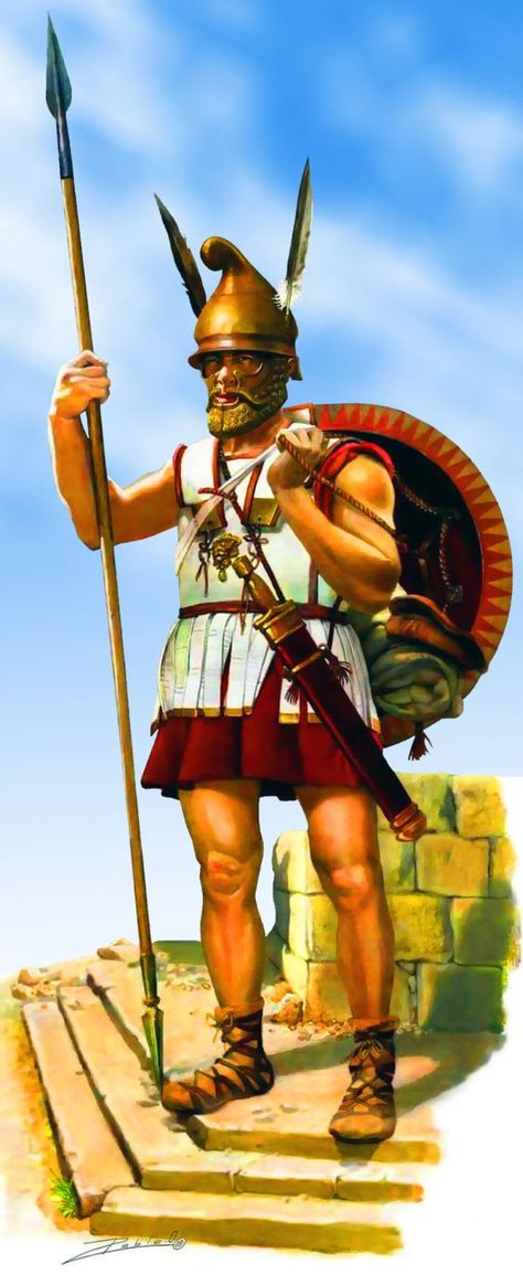 Carthaginian Soldier of The Punic Wars Ancient Macedonia, Ancient Sparta, Ancient Carthage, Punic Wars, Historical Warriors, Historical Illustration, Greek Warrior, Ancient Warfare, Greek Culture