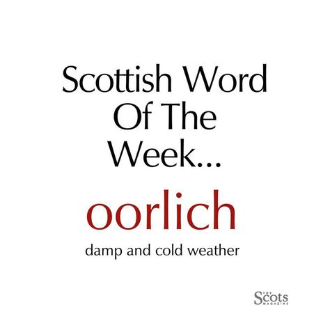 Scottish Words, Silly Words, Winter Words, Unique Words Definitions, Uncommon Words, Weird Words, Word Nerd, Notable Quotes, Word Definitions