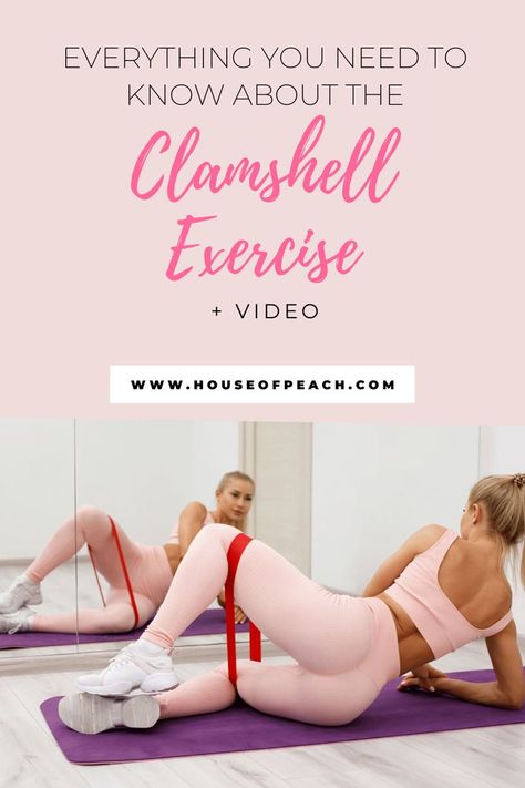 Squats? Deadlifts? Lunges? They’re all amazing...but we’re all about the clamshell exercise. And no, I don’t mean the shellfish. Find out how to clamshell and boost those glutes. ? Clamshell Exercise, Exercise Video, Olympic Weights, Weight Set, Chest Workouts, Hip Workout, Burn Fat Faster, Diet Pills, Band Workout