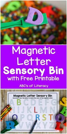 Letter Sensory Bin, Kindergarten Sensory, Letter Activity, Sensory Activities For Preschoolers, Prek Activities, Letter Recognition Activities, Sensory Ideas, Alphabet Kindergarten, Abc Activities