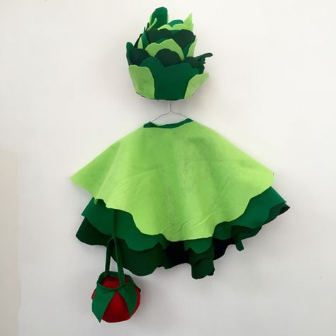 Lettuce Costume Diy, Lettuce Costume, Diy Costumes For Kids, Vegetable Costumes, Fruit Costumes, Tree Costume, Fruit Diy, Idea For Halloween, Green Costumes