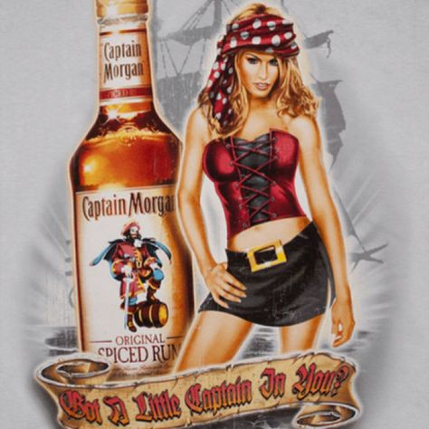 Captain Morgan Captain Morgan Costume Women, House Party Outfit College, Captain Morgan Costume, House Party Outfit, Captain Morgan Rum, Girl Captain, Party Outfit College, Outfit College, Pirate Art