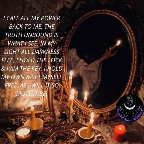 Call Your Power Back, Power Spell, Witchcraft Spells For Beginners, Spells For Beginners, Power Back, Magical Things, Crystal Moon, My Power, Spells Witchcraft