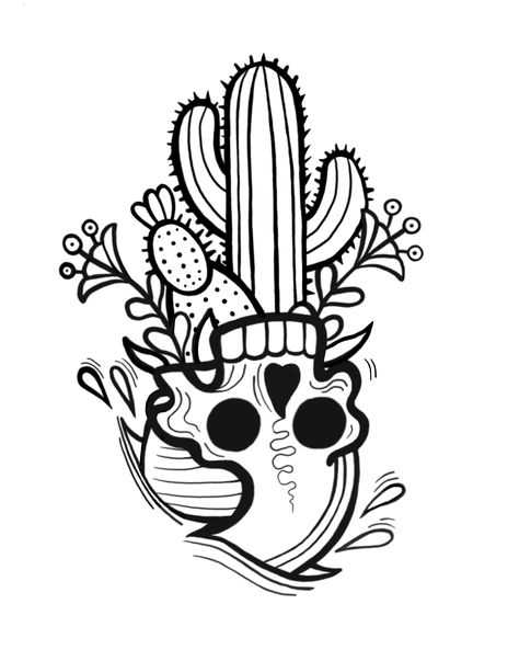 Gothic Flash Art, Sugar Skull Art Drawing, Plant Doodle, Traditional Tattoo Designs, Witch Coloring Pages, Skull Art Drawing, Doodle Art Journals, Traditional Tattoo Art, Tattoo Design Book