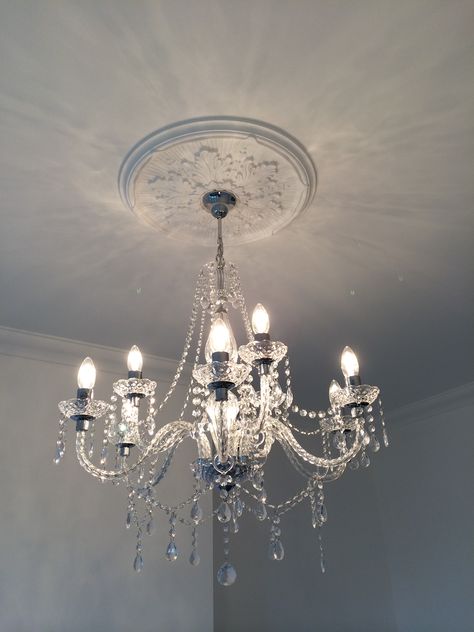 Gothic Bathroom Ideas, Victorian Gothic Home Decor, Victorian Ceiling, Victorian Chandelier, Bathroom Chandelier, Chandelier Makeover, Bedroom Victorian, Chandelier Decor, Small Chandelier