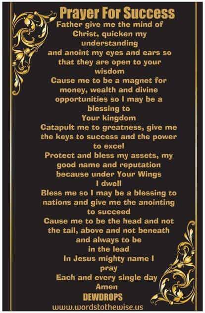 Prayer for success                                                                                                                                                      More Thankful Prayer, Exam Prayer, Spiritual Cleanse, Prayer For Finances, Prayer For Success, Prayer For Prosperity, Prayer For Work, Business Prayer, Business Affirmations