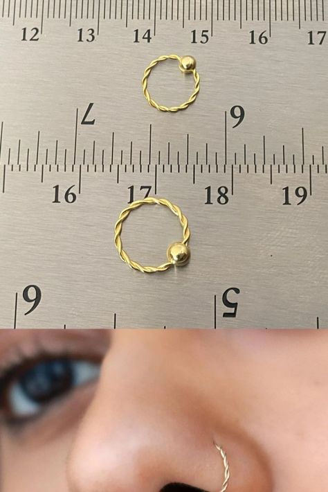 Twisted Nose Ring, Silver Nose Hoop, Gold Nose Hoop, Twisted Nose Hoop, Nose Piercing, Body Piercing Jewelry,10mm 20Gauge,Cartilage Piercing Silver Nose Hoop, Gold Nose Hoop, Nose Hoop, Nose Ring Stud, Jersey City, Cartilage Piercing, Body Piercing Jewelry, Nose Piercing, Hoop Ring