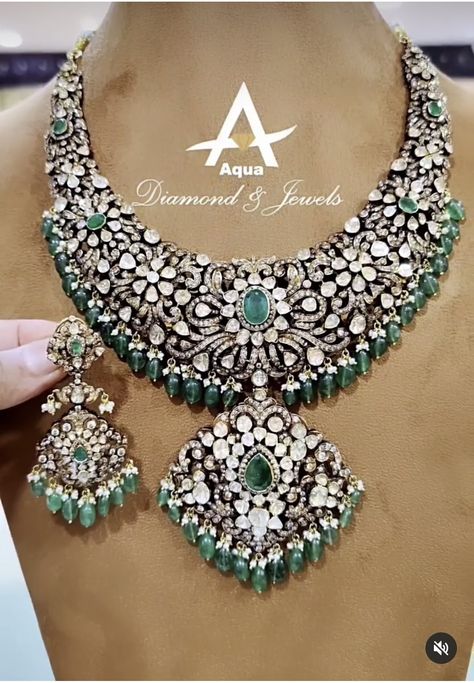 Victoria Jwellary, Victorian Jewellery Indian, Victorian Diamond Jewellery, Victorian Haram, Victoria Jewellery, Victorian Jewelry Necklace, Bridal Jewellery Inspiration, Victorian Jewellery, Neck Pieces Jewelry