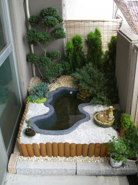 100 Backyard Pond Ideas to Inspire Your Garden Transformation - Page 2 of 2 Mini Jardin Zen, Design Per Patio, Outdoor Thanksgiving, Taman Air, Home Drawing, Wallpapers Home, Drawing Home, Home Quotes, Backyard Layout