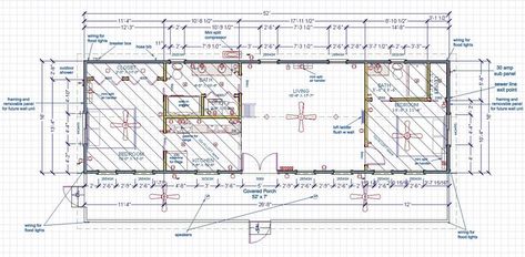 Granny Pods, Tiny House Talk, Custom Floor Plans, Backyard Cottage, Cabin Floor, Cabin Floor Plans, Backyard Office, Tiny House Floor Plans, Cottage Cabin