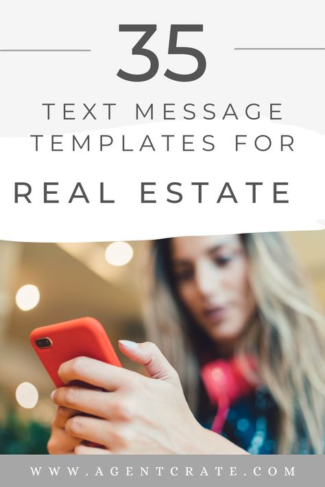 STEAL THESE 35 TEXT MESSAGE TEMPLATES FOR REAL ESTATE Thinking Of You Text, Real Estate Marketing Gifts, Real Estate Marketing Postcards, Real Estate Marketing Quotes, Message Template, Real Estate Marketing Strategy, Real Estate Training, Open House Real Estate, Real Estate Agent Marketing