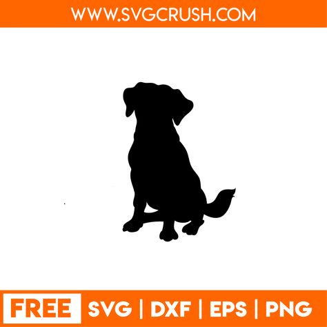 Dog Svg Files Free, Dog Silhouette Svg Free Files For Cricut, Labrador Svg Free, Puppy Svg Free, Free Dog Svg Files For Cricut, Dog Svg Free Files For Cricut, Free Dog Svg, Flour Sack Crafts, Dog Silhouette Svg