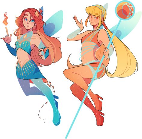 Winx redesigns for Bloom and Stella! plus... - Loo Winx Cosplay, Klub Winx, Dance Club, Wow Art, Sea Monsters, Winx Club, Magical Girl, Animal Crossing, Digital Artist