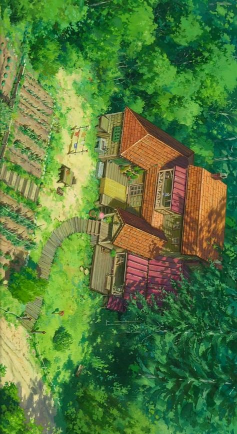 When Marnie Was There Scenery, When Marnie Was There House, When Marnie Was There Wallpaper, When Marnie Was There Aesthetic, Marnie Ghibli, Ghibli Nature, Marnie Was There, 3d Diorama, Green Cottagecore