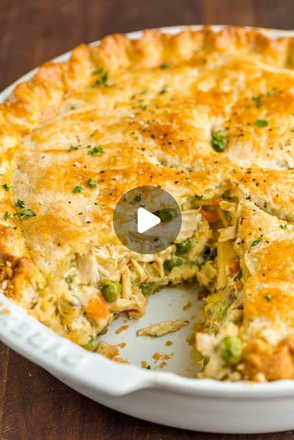 Natashas Kitchen Recipes Chicken, Natashas Kitchen Recipes, Dinner Homemade, Chicken Pot Pie Recipe, Pot Pie Recipe, Pot Pies Recipes, Chicken Pot Pie Recipes, Food Dinner, Foodie Food