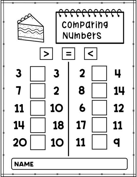 Comparing Numbers Worksheets | Comparing numbers worksheet, Number worksheets, Comparing numbers Comparing And Ordering Numbers, Comparing Numbers Worksheet, Compare Numbers, Math Coloring Worksheets, Numbers Worksheet, Numbers Worksheets, Alphabet Recognition, Math Sheets, Coloring Worksheets