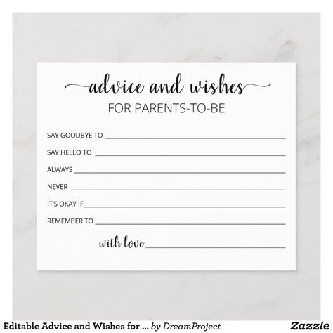 Wishes For Parents To Be, Advice For Parents, Parents To Be, Shower Themes, Disney Gifts, Star Wars Gifts, Baby Shower Games, Shower Games, Baby Shower Parties