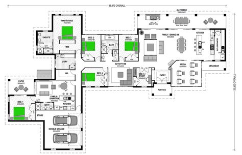 House Plans With Attached Granny Flats | Stroud Homes House With Granny Flat, Stroud Homes, Multigenerational House Plans, Multigenerational House, Home Design Floor Plans, Granny Flat, Building Plans, New Home Designs, Dream House Plans