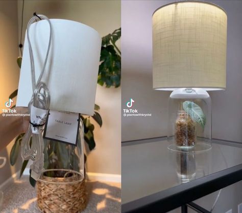 This Target Plant Lamp Hack Is Pure Genius | Hunker Plant Grow Lights, Target Lamp, Plant Lamp, Plant Arrangements, Grow Light Bulbs, Indoor Greenhouse, Plant Light, Grow Lights For Plants, Planter Table