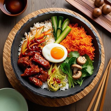 "In a world of luxury and power where two souls from different walks … #romance #Romance #amreading #books #wattpad Bibimbap Photography, Kimbap Bowl, Korean Spices, Bibimbap Bowl, Korean Bibimbap, Two Souls, Dinner Easy, Iron Fist, Rice Bowls