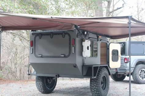 Hiker Trailer, Diy Trailer, Small Camping Trailer, Diy Camper Trailer, Small Travel Trailers, Expedition Trailer, Travel Camper, Off Road Camper Trailer, Off Road Camping