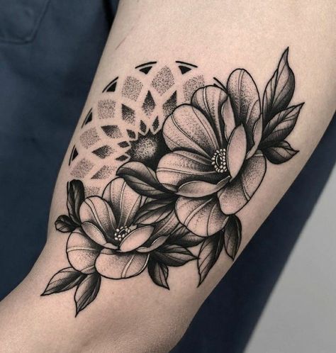 Black Hole Tattoo, Laurel Wreath Tattoo, Darkside Tattoo, Geometric Flower Tattoo, Mandela Tattoo, Wrist Tattoos Girls, Wreath Tattoo, Mandala Hand Tattoos, Dragon Tattoo Ideas