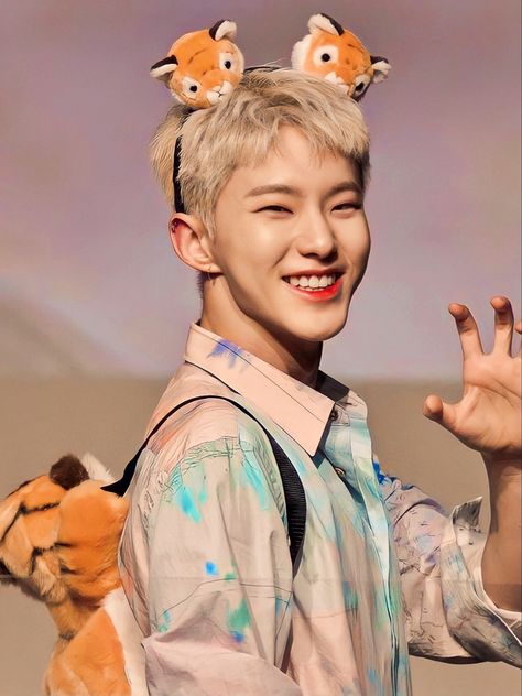 hoshi seventeen tiger Hoshi With Tiger, Hoshi Seventeen Fanart, Hoshi Tiger Pose, Hoshi Tiger Fanart, Hoshi 2023, Hoshi Tiger Drawing, Hoshi Chibi, Hoshi Photocard, Hoshi Fanart