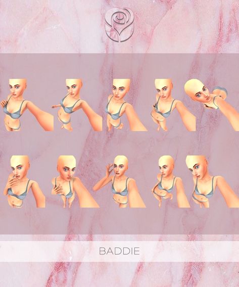 [ROSELIPA] BADDIE | Patreon Sims 4 Free Mods, Baddie Poses, Sims 4 Beds, Sims 4 Hair Male, The Sims 4 Packs, Sims 4 Body Mods, Tumblr Sims 4, Sims 4 Cc Folder, Sims 4 Characters