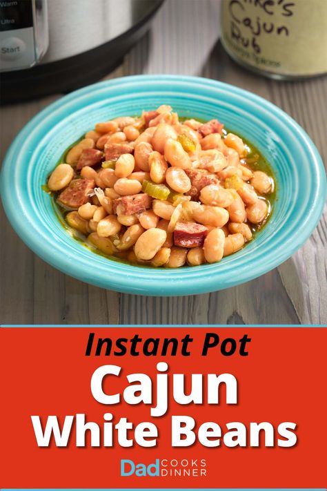 Instapot Northern Beans, Instapot White Beans, Anasazi Beans Recipes Instant Pot, Instant Pot Recipes Beans, White Beans And Ham Instant Pot, Great Northern Beans Recipe Instant Pot, Dried Great Northern Beans Recipe, Instant Pot Northern Beans, Great Northern Beans Instant Pot