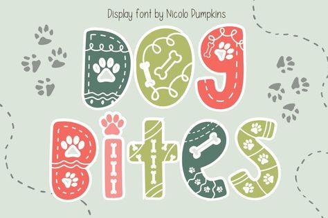 Download Dog Bites font for iOS, Android, macOS, or Windows for free, or you can buy the full version with a commercial license here. Dog Bites is a cute and friendly dog-style display font. This font is perfect for dog designs. It will be suitable for designing t-shirts, tote bags, hats, stickers, wedding designs, logos, […] The post Dog Bites Font appeared first on FreeFontDL. Dog Font, Free Display Fonts, Stickers Wedding, Display Fonts, Best Fonts, Dog Biting, Font Generator, Font Download, Text Fonts