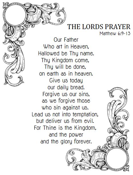 Lord's+Prayer+Catholic+Printable+for+Kids The Lords Prayer Printable Free, The Lord’s Prayer, The Lord's Prayer For Kids, Lords Prayer Crafts, The Lord's Prayer Printable, Lord's Prayer Printable, Prayer Crafts, Kids Prayer, Prayer Catholic