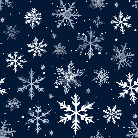 A captivating winter pattern wallpaper featuring intricate snowflakes and cozy cabin motifs, embodying the frosty elegance of the season. Cool Snowflake Patterns, Snowflakes Background Wallpapers, Dark Snowflake Wallpaper, Intricate Snowflake, Snowflake Seamless Pattern, Cozy Cabin, Cabin Design, Graphic Design Projects, Pattern Wallpaper