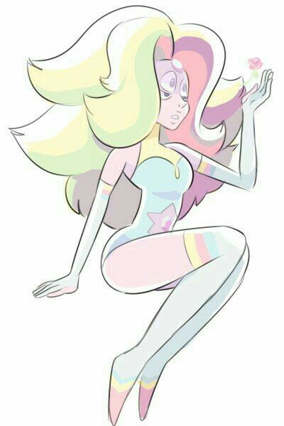 Cuarzo arcoiris Stevens Universe, Perla Steven Universe, Steven Universe Fusion, Cristal Gems, Crystal Gems Steven Universe, Steven Universe Oc, Steven Universe Au, Pearl Steven, Steven Universe Drawing