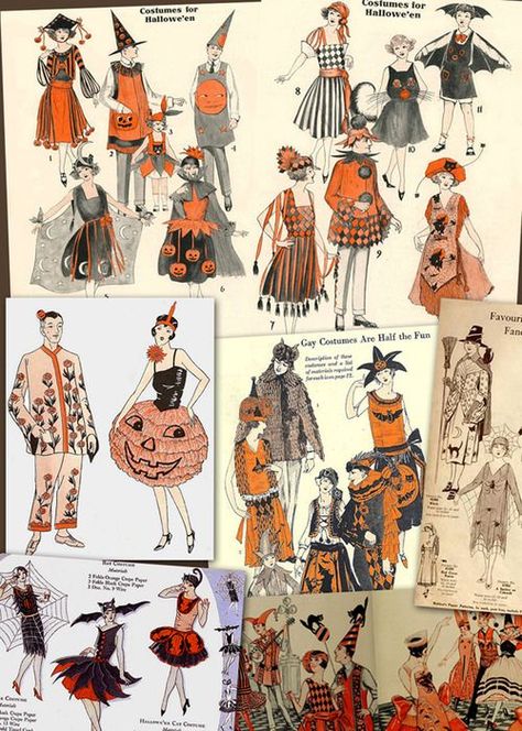 19 Aesthetic, Vintage Halloween Costumes, 1920s Halloween, Pierrot Clown, Ballet Russe, Vintage Halloween Costume, Aesthetic Halloween, Halloween Illustration, Halloween Inspo