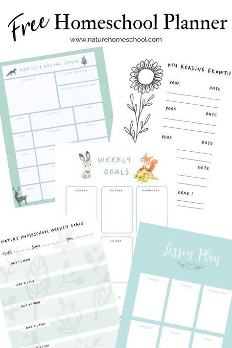 Home School Planner Printables, Homeschool Templates Free Printables, Homeschool Lesson Planner Printable Free, Free Digital Homeschool Planner, Homeschool Tracker Free Printable, Homeschool Loop Schedule Free Printable, Homeschool Weekly Planner Free Printable, Homeschool Lesson Plan Template Free, Morning Menu Homeschool Printables Free